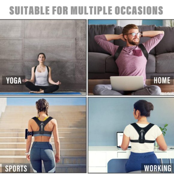 Accessories Posture Corrector Upper Back Brace Neck Shoulder Brace